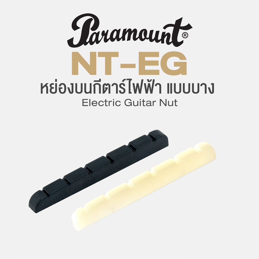 Paramount Electric Guitar Nut NT-EG หย่องบนกีตาร์ไฟฟ้า แบบบาง..........