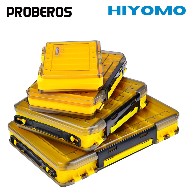 PROBEROS กล่องเก็บอุปกรณ์ตกปลา กันน้ำ สำหรับใส่เหยื่อล่อและฮุค