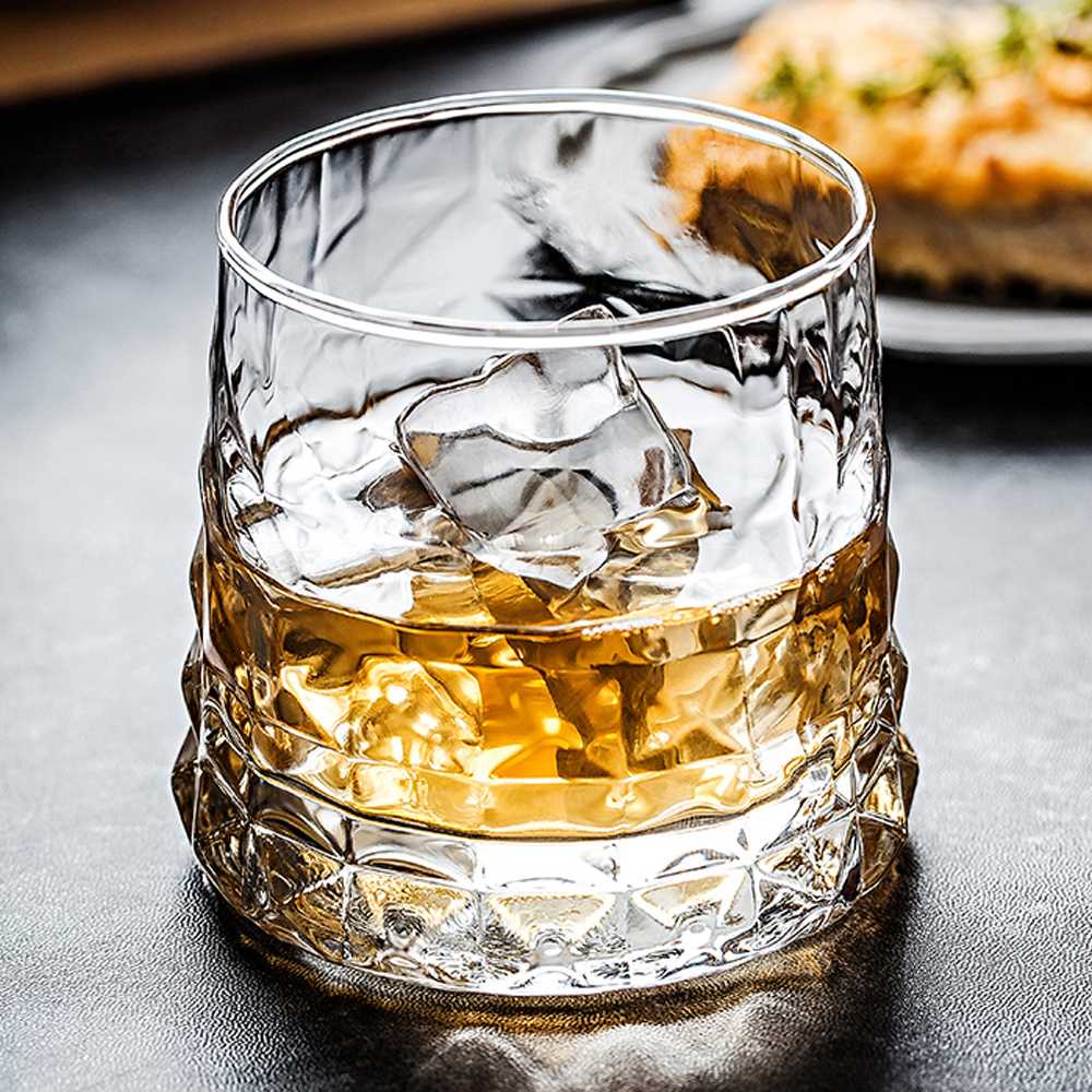 Whisky Crystal Diamond Rock Glass 300ml - YJ-30
