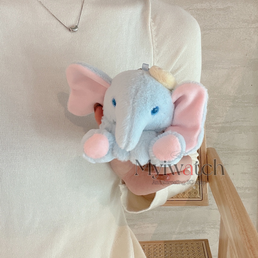 Dumbo น่ารักตุ๊กตาสําหรับ Apple Airpods 1 2 3 4 rd Pro 2 การออกแบบสร้างสรรค์สําหรับ Airpods Pro 2 หูฟังบลูทูธชาร์จกล่องเก็บ Anti-drop กรณี