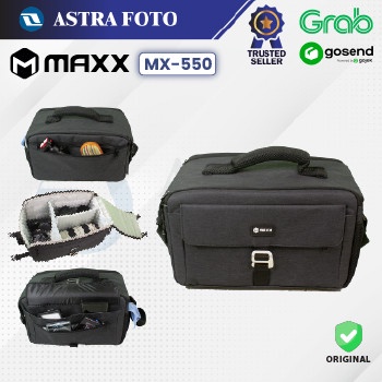 MAXX MX-550 กระเป๋ากล้อง Mirrorless DSLR mx 550 - สีดํา