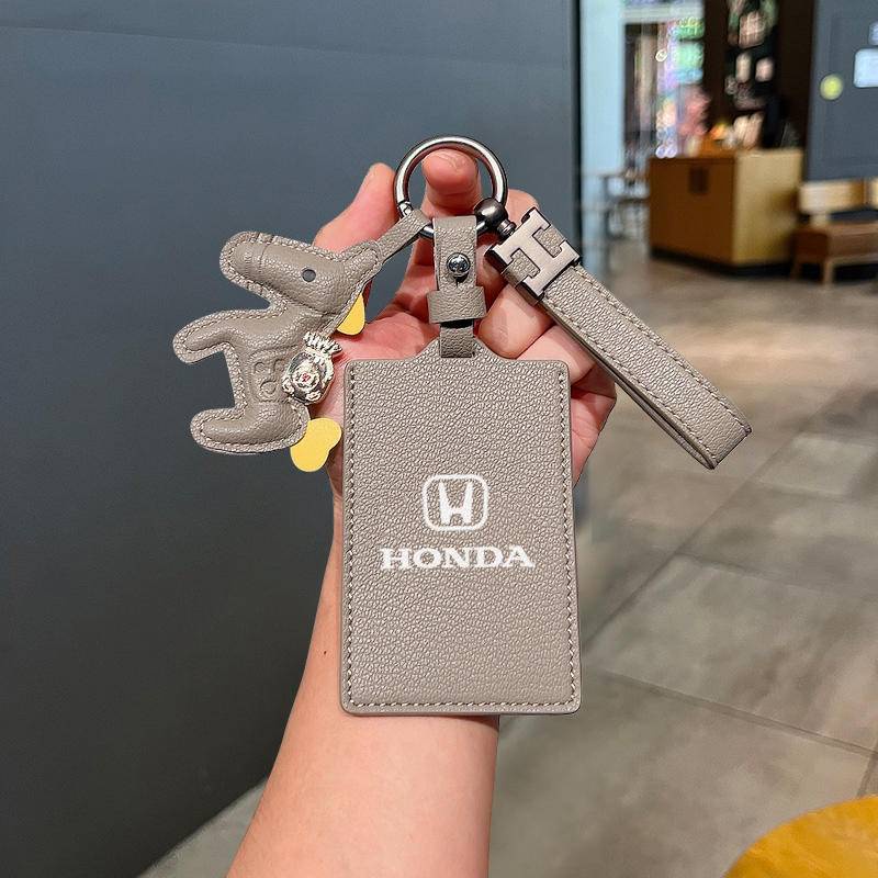 ที่ใส่กุญแจรีโมทรถยนต์ Honda WR-V Jazz Civic CRV HRV BRV City Accord พวงกุญแจรถ. กระเป๋าใส่กุญแจรถ