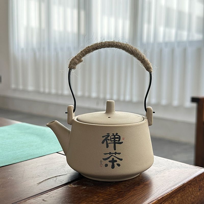 茶壶单泡茶壶家用大号大容量茶提壶手壶西壶ชาสมุนไพรหม้อเดียวสําหรับชงชาเซรามิกครัวเรือนความจุขนาดใหญ่เรียบร้อยแล้ว888.ของฉ