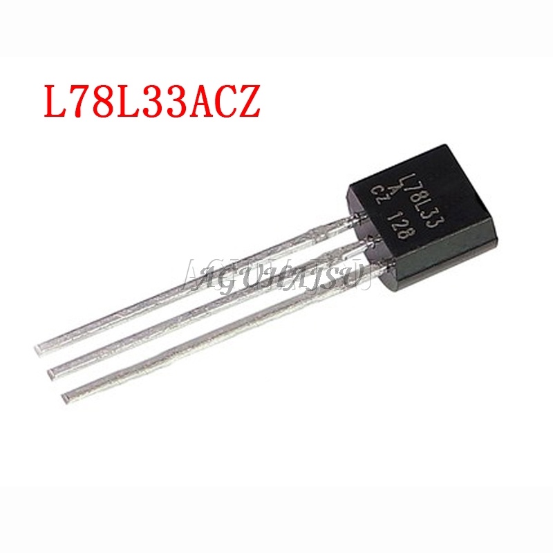 10PCS L78L33ACZ TO-92 78L33 L78L33 TO92 L78L33A 3.3V เครื่องปรับแรงดันไฟฟ้า