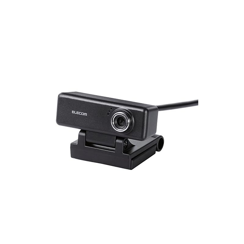 ส่งตรงจากญี่ปุ่น Elecom กล้องเว็บแคม Ucam-C520Fbbk 2.0 ล้านพิกเซล Hd 720P 30Fps ไมโครโฟนในตัว เลนส์แ