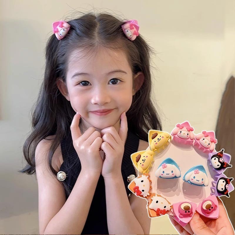 SANRIO ใหม่ กิ๊บติดผม ลายการ์ตูนหูแมวน่ารัก เจ้าหญิง ซานริโอ้ กิ๊บหน้าม้า แฟชั่น เด็กผู้หญิง เครื่องประดับผม