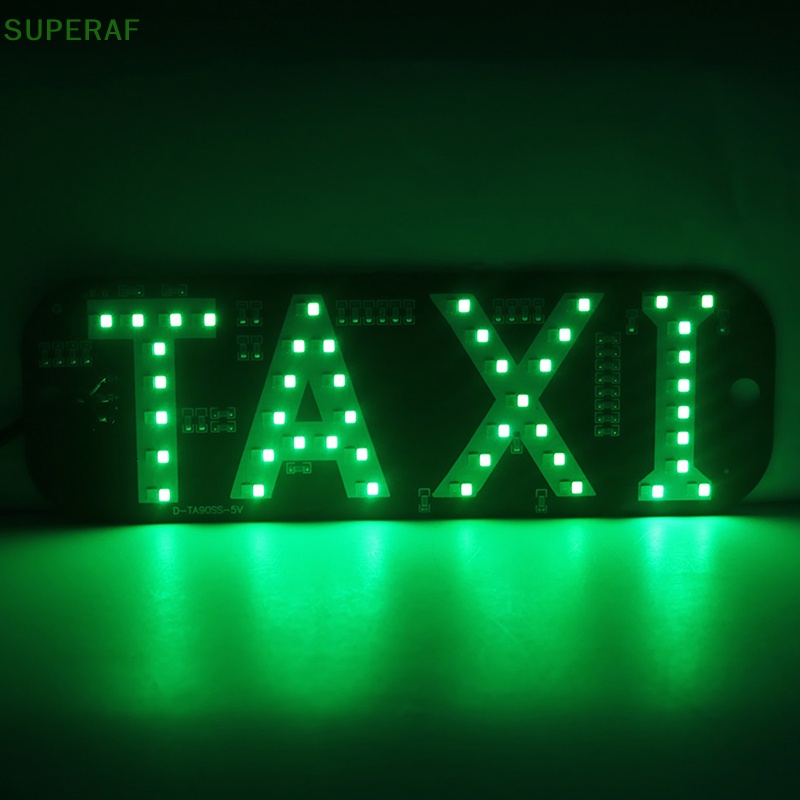 Superaf ไฟแท็กซี่ LED สองสี เปลี่ยนสีได้ 2 สี พร้อมตะขอ USB (สีแดง และสีเขียว, USB) ขายดี