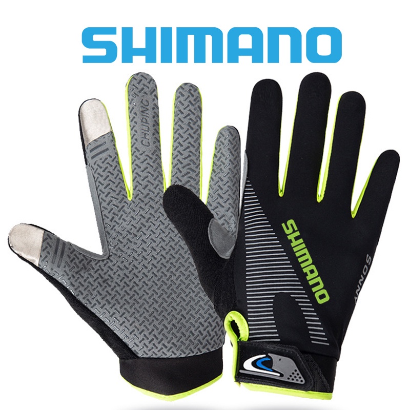 Shiman0 ถุงมือตกปลาผู ้ ชายป ้ องกันแสงแดดกลางแจ ้ งระบายอากาศกันลื ่ นทนต ่ อการสึกหรอถุงมือตกปลานิ ้ วทั ้ งหมดผู ้ ชาย - รูปที่ 3