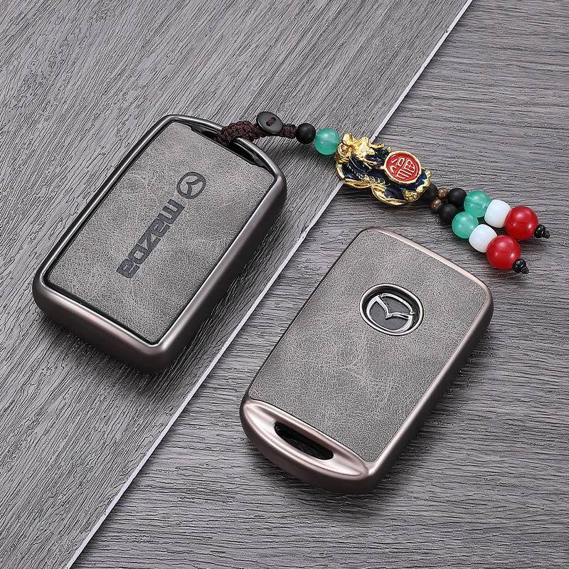 TPU กรณีกุญแจรถสำหรับ Mazda Mazda3 Mazda2 Mazda6 cx4 cx5 cx30 cx8 cx-3 BT-50 กรณีรถกุญแจรถพวงกุญแจรถรีโมทคอนโทรลกรณี