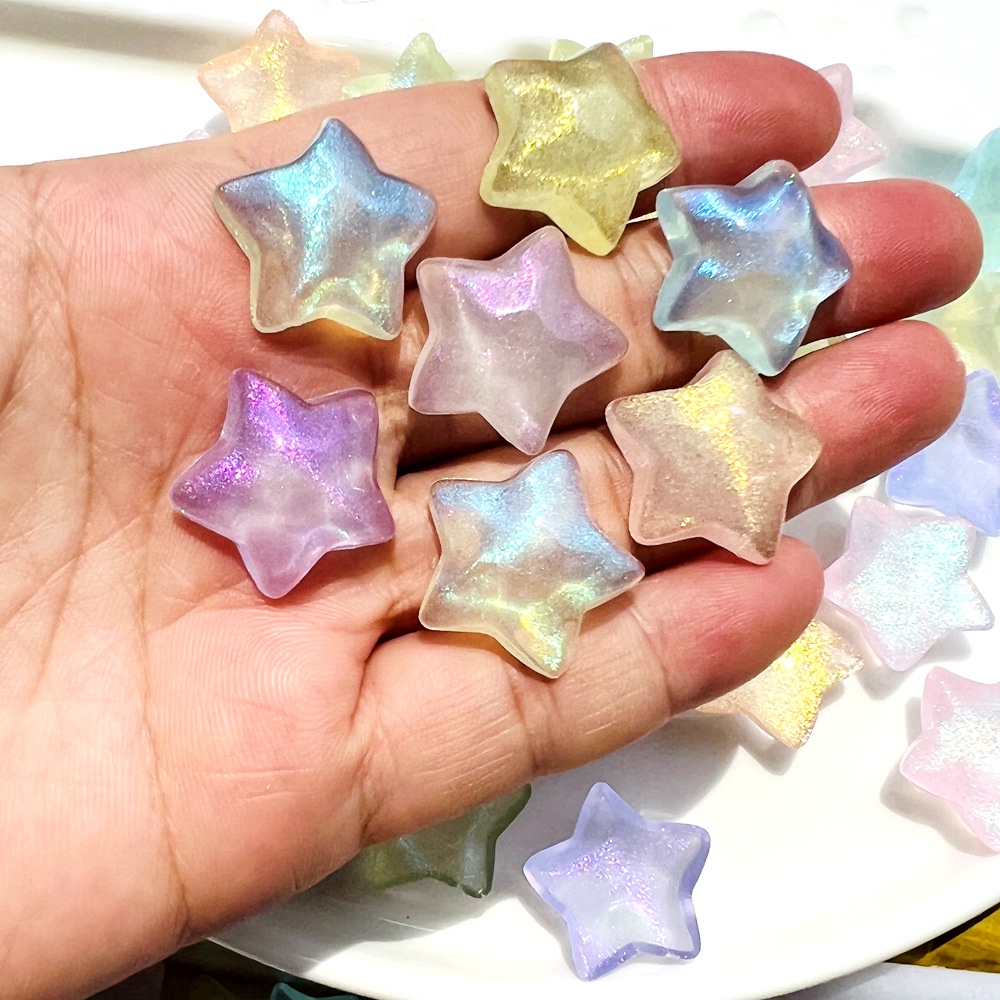 สติกเกอร์อะคริลิค รูปดาวห้าแฉก diy สําหรับติดตกแต่งโทรศัพท์มือถือ