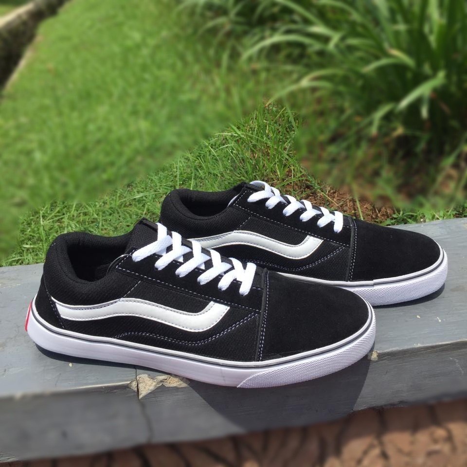 ㏄VANS Old Skool Canvas Low cut Running Shoes For Men and Women#S100 รองเท้า free shipping
