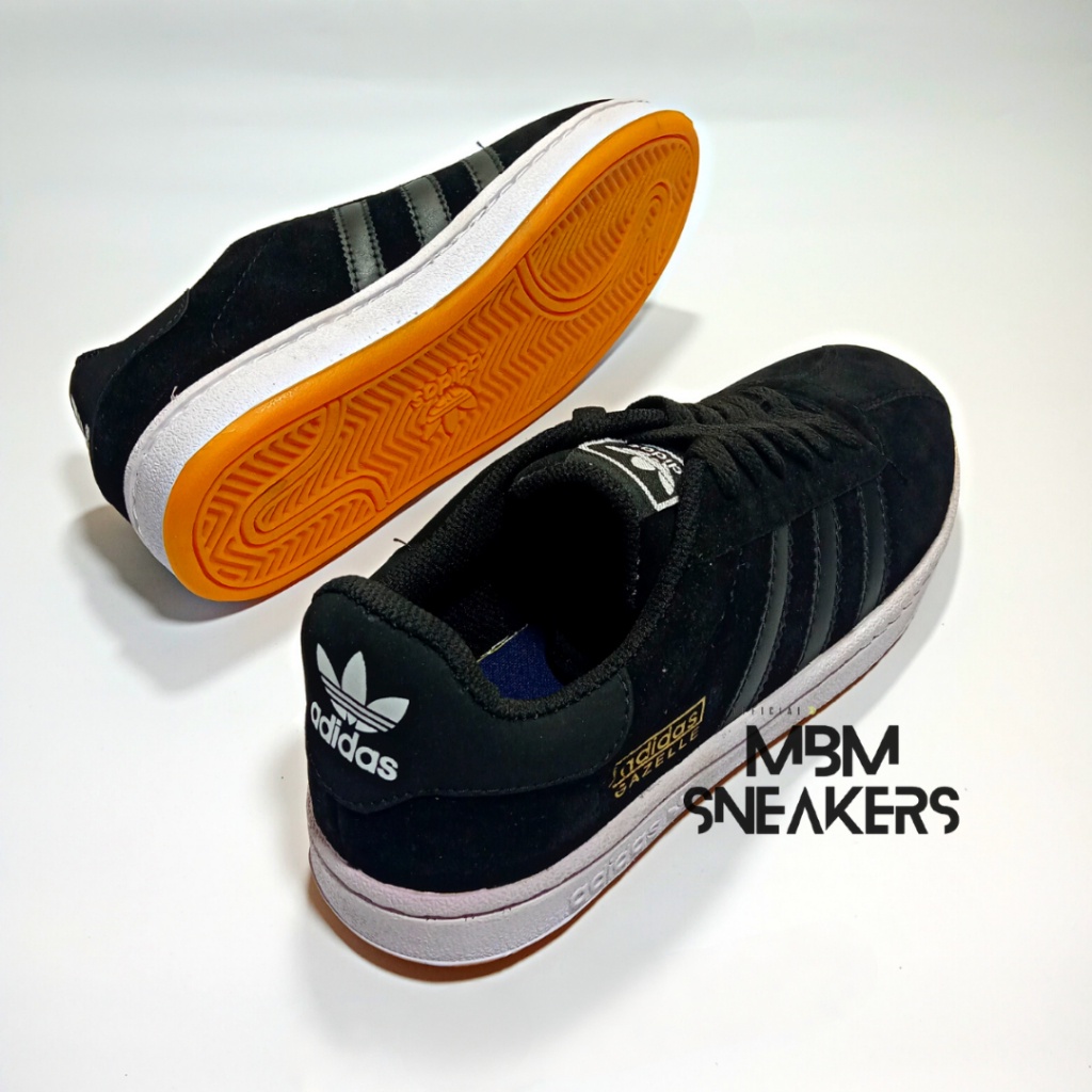 PUTIH HITAM Adidas samba Men's Shoes original Black Line/adidas samba Line 3 ใหม่ล่าสุด/ adidas Wom