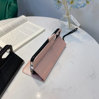 เคสฝาพับมีช่องเก็บบัตร มีตัวล็อดฝาปิด สำหรับSAMSUNG A12/M12/A02S/A22 4G/A22 5G/A03/A03S/A10S(BOSS)
