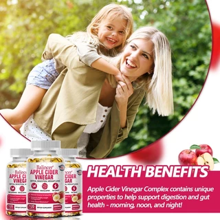 Balincer Apple Cider Vinegar อาหารเสริม - ช่วยการจัดการน้ําหนัก เพิ่มการเผาผลาญและล้างพิษ และ Suppresses Appetite