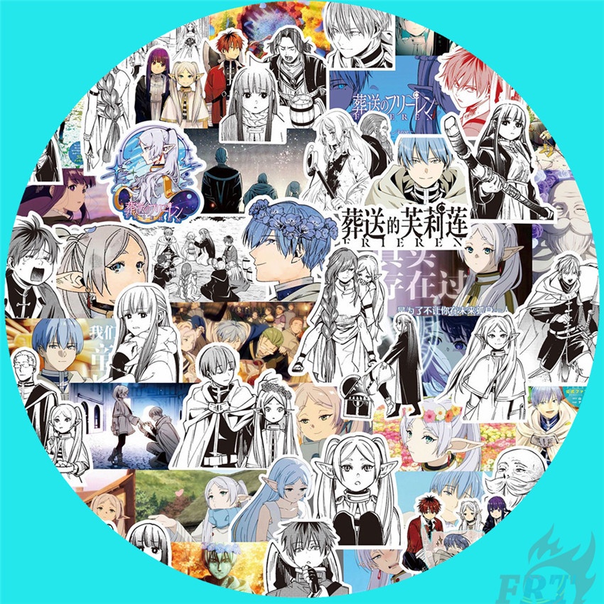 64Pcs/Set ❉ Frieren: Beyond Journey's End Series 01 Stickers ❉ Fashion DIY Decals Doodle Stickers