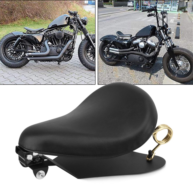 ลดกระหน่ํา เบาะที่นั่งรถจักรยานยนต์ แบบเดี่ยว ดัดแปลง สไตล์เรโทร สําหรับ Harley Cruise Prince 400