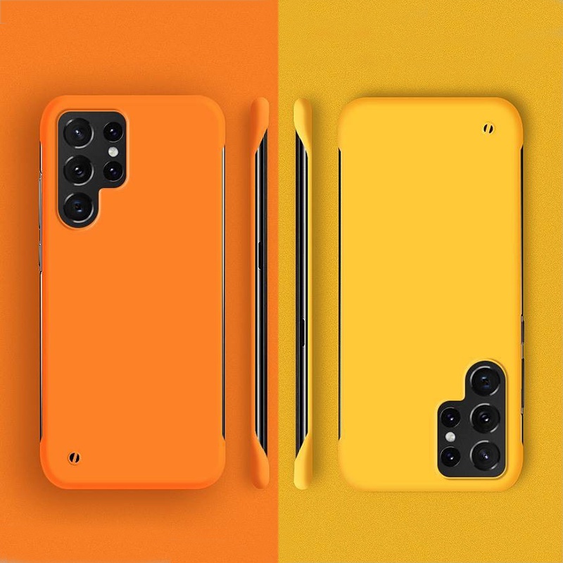 Ultra Slim PC Frameless สําหรับ Samsung Galaxy S22 S23 S24 S25 Ultra S23 S24 FE Plus Matte เคสโทรศัพ
