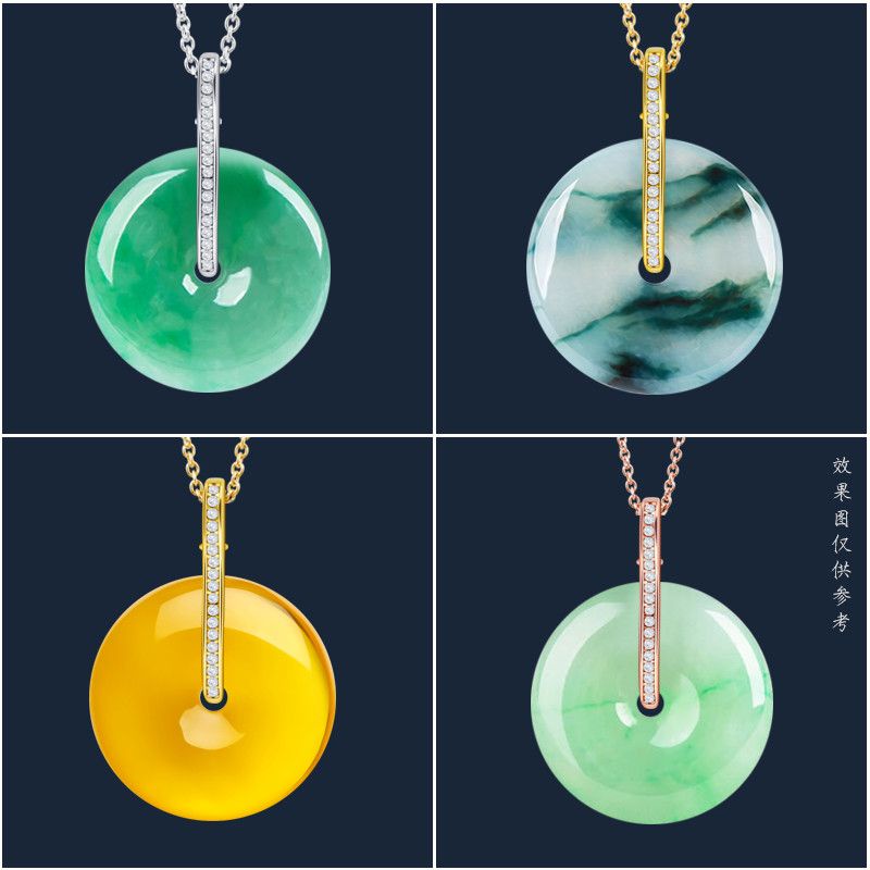 หัวเข็มขัดเงินแท้ เกรด S925 จี้หยก สําหรับทําเครื่องประดับ diy