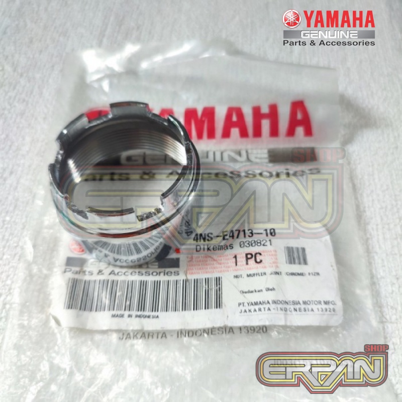 ต้นฉบับ F1ZR F1 4NS-E4713-10 น็อตแหวนเชื่อมต่อไอเสีย