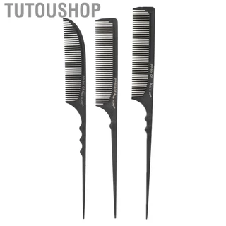 Tutoushop หวีหางหนู ระดับมืออาชีพ สำหรับทุกประเภท สีดำ