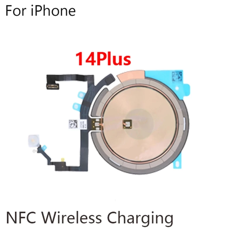 สติกเกอร์ขดลวดชาร์จ แบบไร้สาย พร้อมสายแพ สําหรับ iphone 14 14Plus 14P 14 Pro Max NFC thumbnail 4