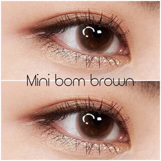 คอนแทคเลนส์(มินิ) Mini Bom Brown / Gray / Black (Kitty Kawaii) ⭐️ลายฮิต ขายดีมาก กรองแสงกันยูวี