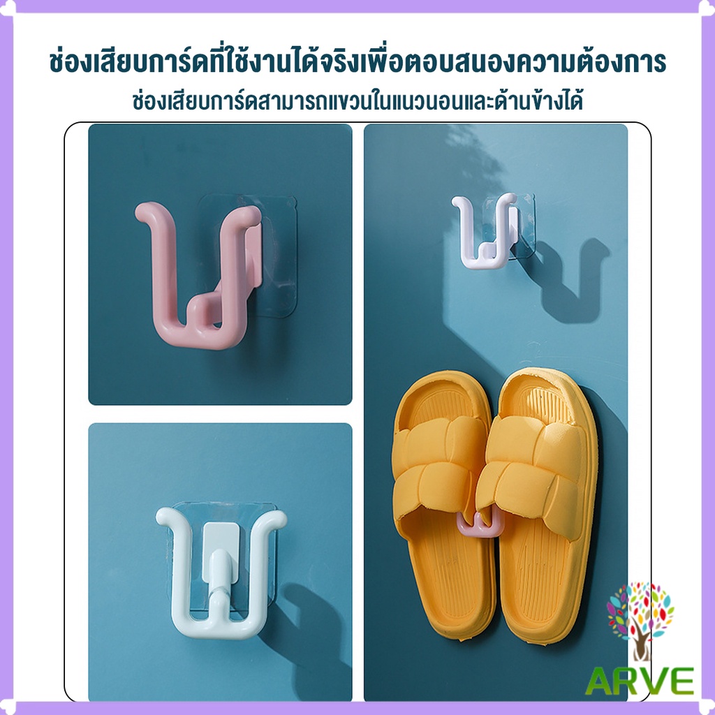 ARVE 4pcs ที่เก็บรองเท้าติดผนังไม่ต้องเจาะ ราคา ถูกที่สุด ดีลบีเคเค แกลเลอรีภาพที่ 2