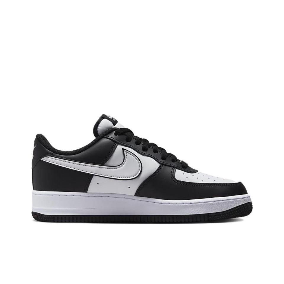 Nike Air Force 1 Low "Panda" ผ้าใบกันลื่นสีขาวและสีดำของแท้ 100% รองเท้า new