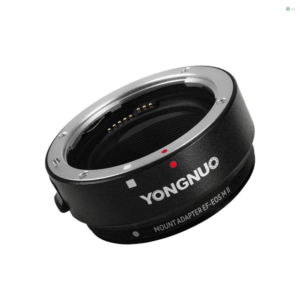 [พร้อมส่ง] Yongnuo EF-EOSM II แหวนอะแดปเตอร์เลนส์กล้อง โฟกัสอัตโนมัติ กันน้ํา เข้าได้กับเลนส์ Canon EF เป็น Canon EOS M2 M3 M5 M6 M10 M50 M10