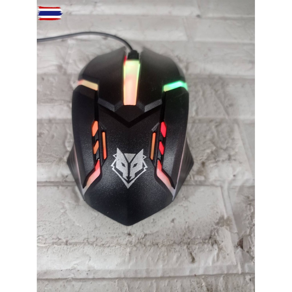 Nubwo NKM-632 มีไฟ Gaming Keyboard & Mouse Combo คีย์อร์ด & เมาส์เกมมิ่ง รัประกัน 1 year MJ COMPUTER