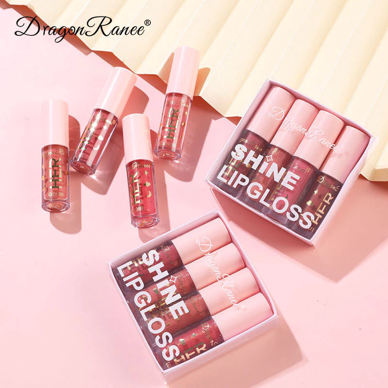 ลิปกลอส 8 สี สีสวยมากห้ามพลาด สำหรับสาวๆลุคหวาน เนื้อเจลลี่ สีสวย ติดทนนาน กันน้ำ สินค้าพร้อมส่ง