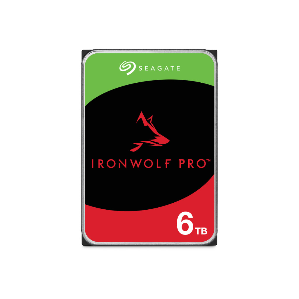 SEAGATE 6TB Ironwolf Pro NAS HDD 3.5" 7200RPM , 256MB, SATA-3 ฮาร์ดดิกส์ (ST6000NT001_5Y)