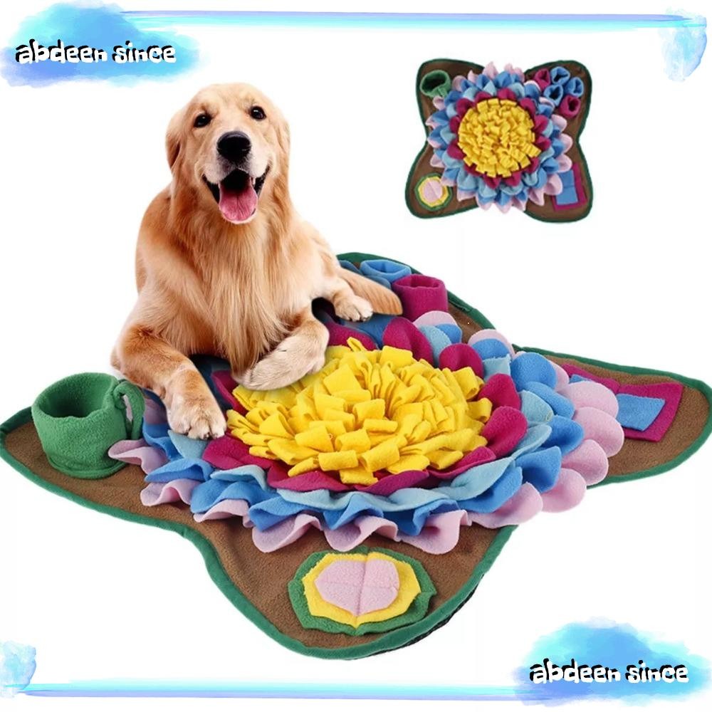 Abdeensince เสื่อ Snuffle สัตว์เลี้ยง, ให้อาหารช้า Sniffing Treat ปริศนาการรักษาดมกลิ่น, ผ้าห่มฝึกที่เป็นมิตรกับสิ่งแวดล้อมที่ล้างทําความสะอาดได้ทนต่อการกัด