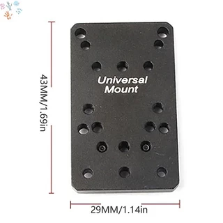 [KEW] Universal Scope Mount Plate Red Dot Scope Optics Base สําหรับ RMR Multi-Model Adapter ฐานหลายรู VN