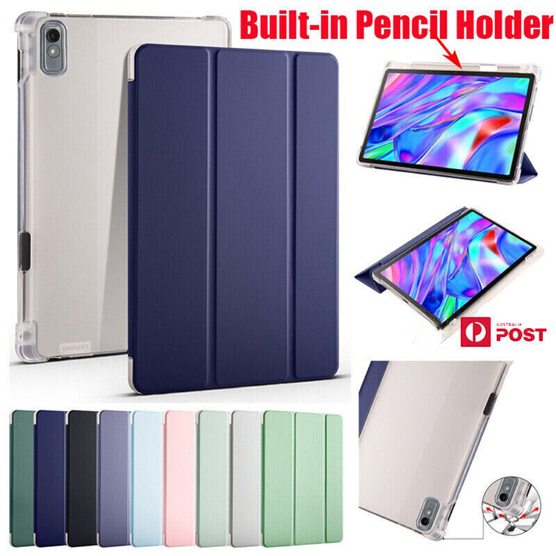 เคสหนังอัจฉริยะ Stand Cover Fr Lenovo Tab M10 Plus 3rd P11 2nd Gen M11 แท็บเล็ต