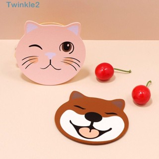 Twinkle แผ่นรองแก้ว กันลื่น ทนความร้อน ลายการ์ตูน ทนทาน อุปกรณ์เสริม สําหรับห้องครัว