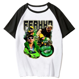 Feid Ferxxo เสื้อยืด ลายการ์ตูนตลก สําหรับผู้หญิง y2k