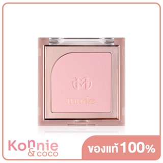 mude. Flutter Blusher 5g #01 Pit-A-Pat บลัชออนปัดแก้มเนื้อฝุ่นอัดแข็ง.