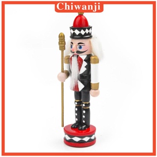 [Chiwanji] ฟิกเกอร์ทหาร Nutcracker ขนาด 14 ซม. สําหรับตกแต่งบ้าน เทศกาลเด็ก 3 ชิ้น