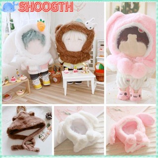 Shoogth ผ้าพันคอ หมวก อุปกรณ์เสริม สําหรับตุ๊กตา DIY