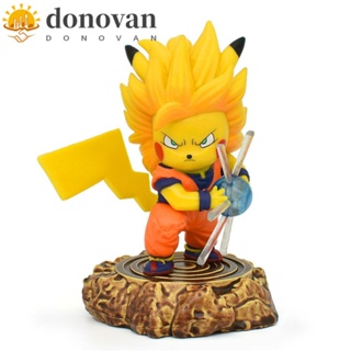 Donovan ตุ๊กตาฟิกเกอร์ PVC รูปปิกาจู ปิกาจู โปเกม่อน โกคู