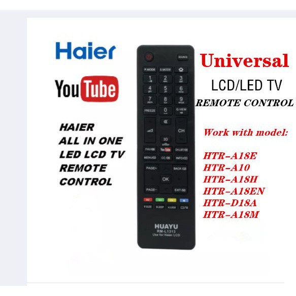 ใหม่ HTR-A10H สําหรับ Haier Smart LCD LED TV รีโมทคอนโทรล le32b9200wb, le32b9500wb, le32k6000b, le40