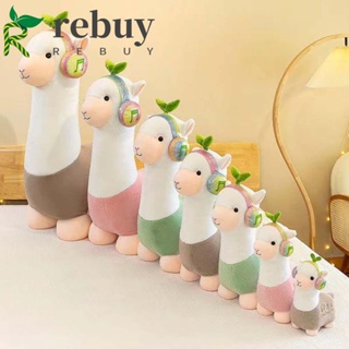 Rebuy หมอนตุ๊กตานุ่ม รูปการ์ตูนสัตว์ Alpaca Llama ของขวัญวันเกิด ของเล่นสําหรับเด็ก