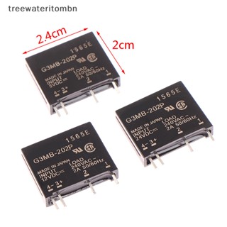 Tt โมดูลรีเลย์ตัวต้านทานโซลิดสเตท 5V 12V 24V DC-AC G3MB-202P-5VDC PCB SSR AC 240V 2A 1 ชิ้น