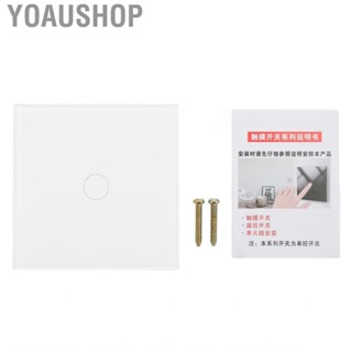 Yoaushop Wifi Intelligent Switch  AC110‑240V Single Controlled Timing 50 60Hz Smart for Indoor