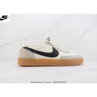 Real shot Nike Killshot 2 รองเท้าผ้าใบหนัง แฟชั่น สําหรับผู้ชายและผู้หญิง