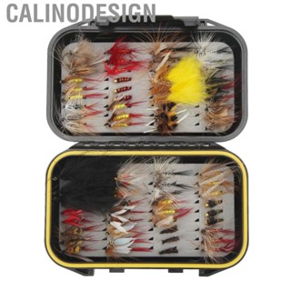 Calinodesign 72Pcs Fly Fishing Flies Kit Vibrant Bright Colors Lure For Fishing◀