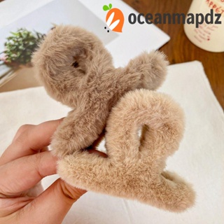 Oceanmapdz กิ๊บติดผมหางม้า รูปตุ๊กตาฉลามน่ารัก เครื่องประดับผม สําหรับเดินทาง