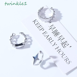 Twinkle1 ผู้หญิง ต่างหูคลิป อินเทรนด์ ปรับได้ หู ข้อมือ เครื่องประดับ ของขวัญ ไม่ต้องเจาะ สาว ดาว ต่างหู