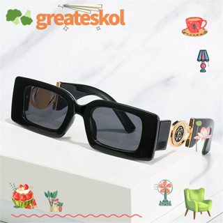 Greateskol แว่นตากันแดด สําหรับผู้หญิง หรูหรา UV400 เฉดสี แว่นตากันแดด